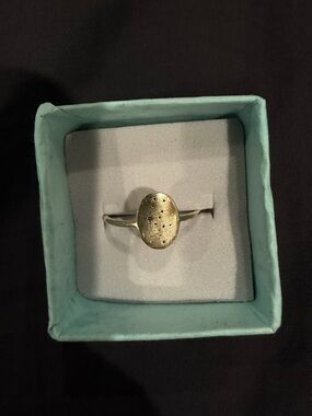 Caitlyn Minimalist Size 7 Silver Virgo Constellation Ring
